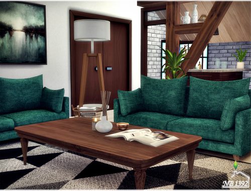 Brick&Wood Living room