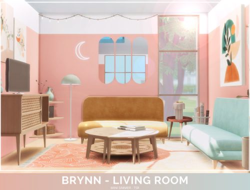 Brynn Living room (TSR Only CC)