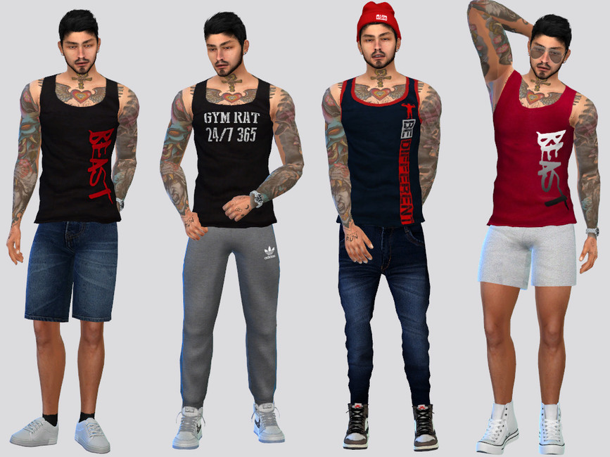 Builder Tank Top - The Sims 4 Catalog