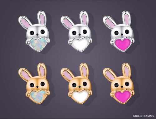 Bunny Heart Earrings