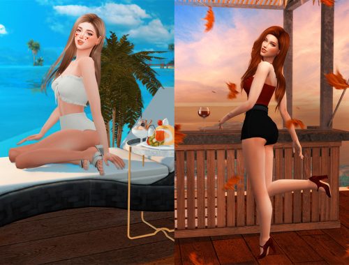 By Beto - Sunset  (Pose pack)