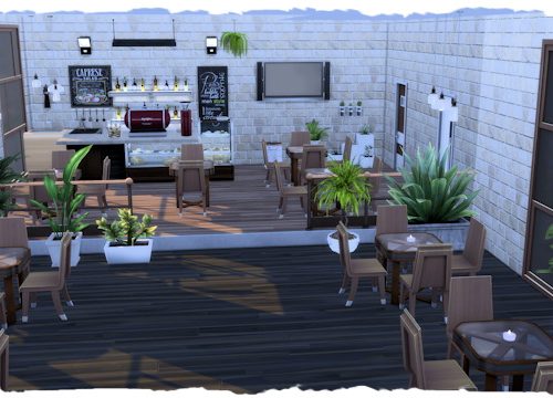 Cafe by Chalipo at All 4 Sims