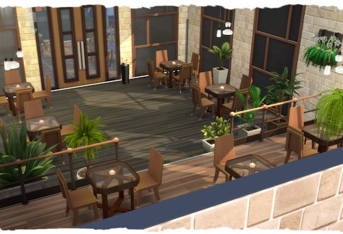 Cafe by Chalipo at All 4 Sims