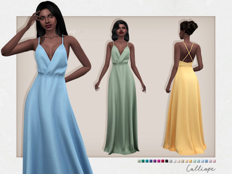 Calliope Dress - The Sims 4 Catalog