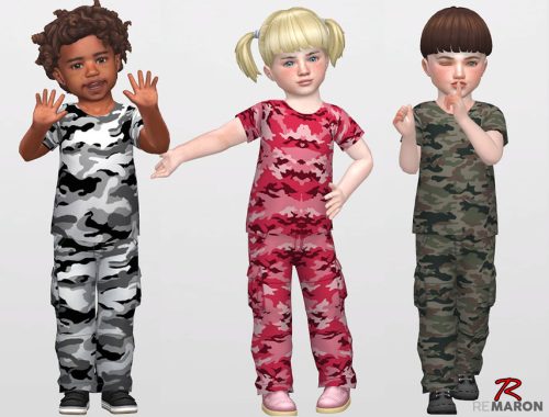 Camouflage Pants for Toddler 01
