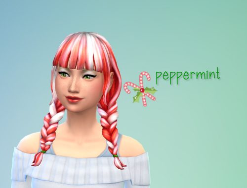 Candy Cane Braids