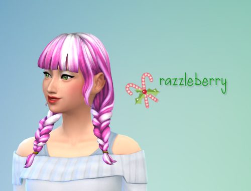 Candy Cane Braids