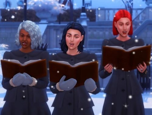 Carolling Pose Pack at Katverse