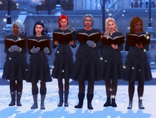 Carolling Pose Pack at Katverse