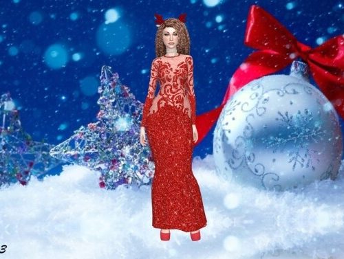 CAS Backgrounds Christmas 2020 at Annett’s Sims 4 Welt