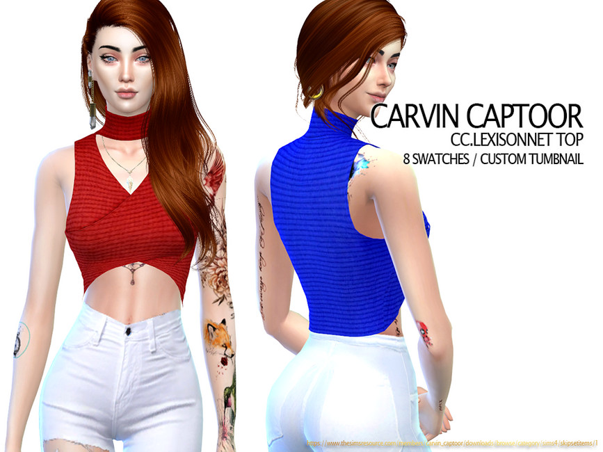 CC.Lexisonnet Top - The Sims 4 Catalog