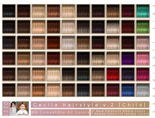 Cecilia Hairstyle V2 [Toddler]