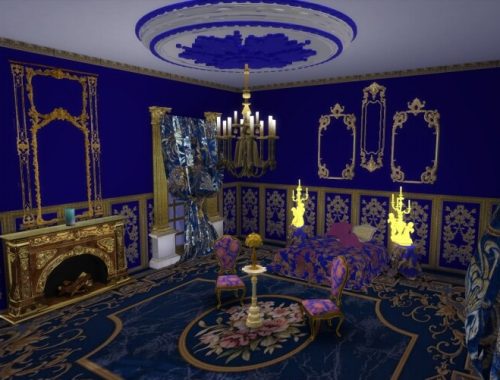 Ceiling Rosettes & Color Walls at Anna Quinn Stories