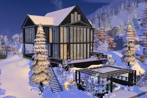 Chalet in the Swiss Alps at Lily Sims