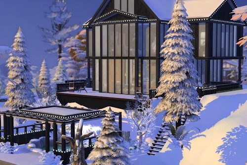 Chalet in the Swiss Alps at Lily Sims