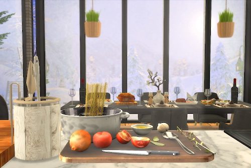 Chalet in the Swiss Alps at Lily Sims
