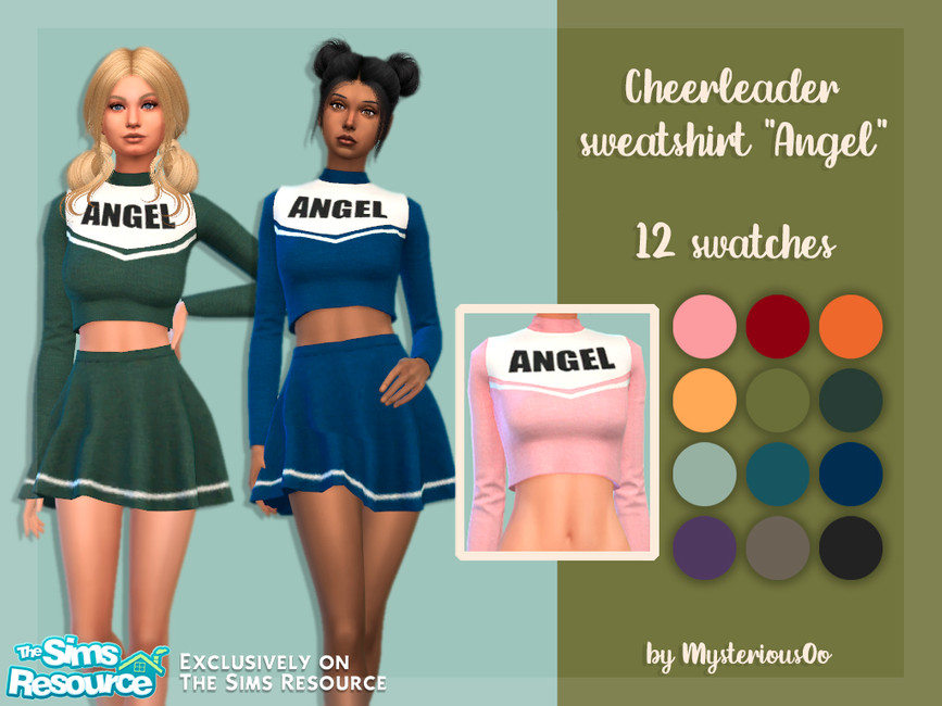 Cheerleader sweatshirt "Angel"