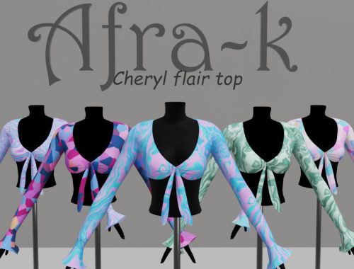 Cheryl flair top