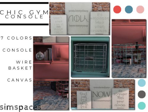 Chic Gym Console set