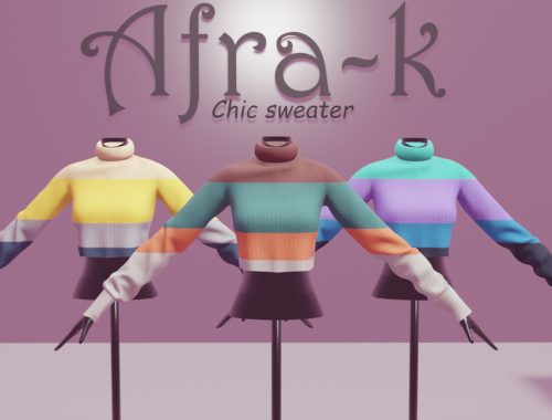 Chic winter sweater