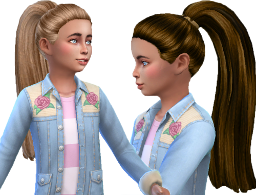 Child pony hair