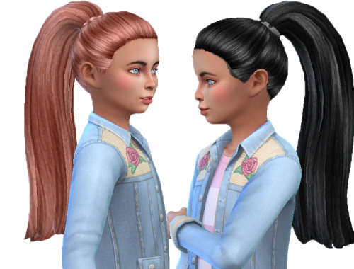 Child pony hair