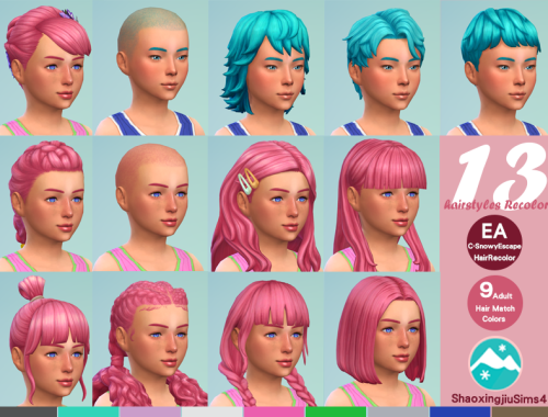 Child SnowyEscape Hair Recolor Set