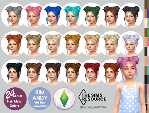 Child Viki Hair 24 Colors