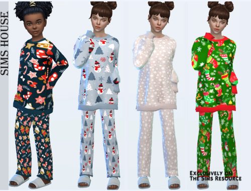 Children's Christmas pajamas top