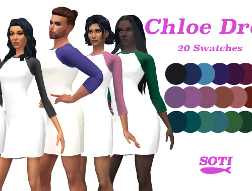 Chloe Baseball Jersey Dress