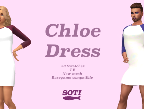 Chloe Baseball Jersey Dress