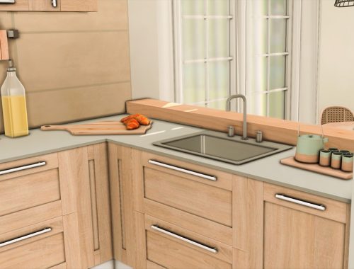 Chloe Kitchen + Dining Room (TSR only CC)