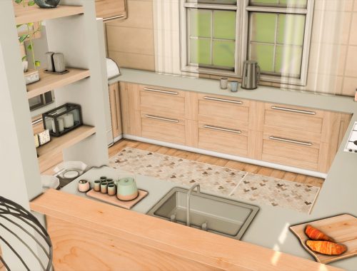 Chloe Kitchen + Dining Room (TSR only CC)