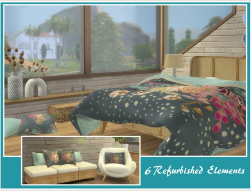 Chloe's Bedroom Deco Set [Meshes required]