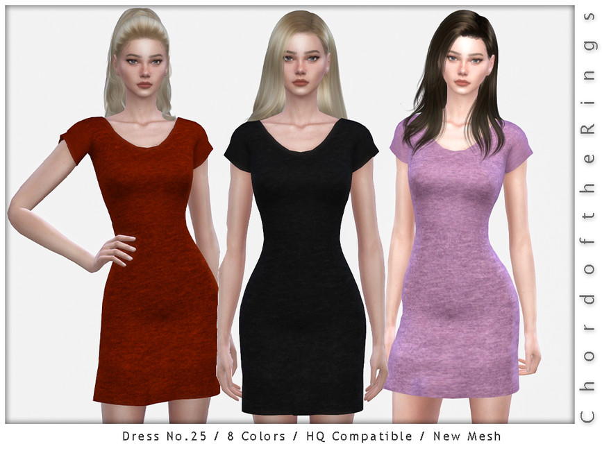 ChordoftheRings Dress No.25 - The Sims 4 Catalog