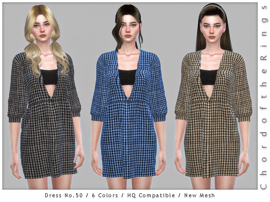 ChordoftheRings Dress No.50 - The Sims 4 Catalog