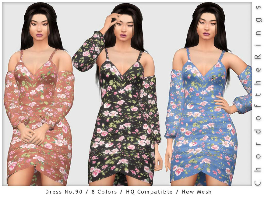 ChordoftheRings Dress No.90 - The Sims 4 Catalog
