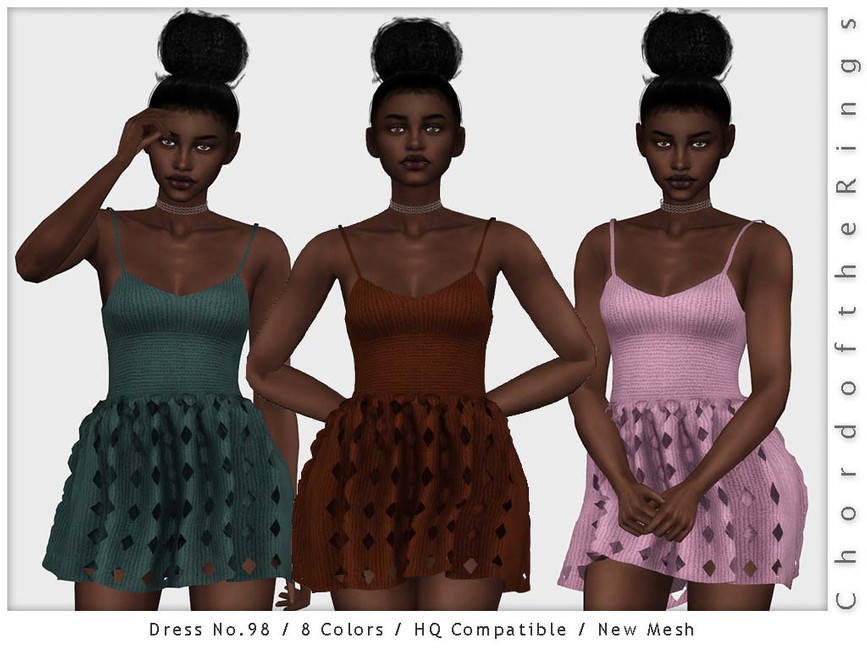 ChordoftheRings Dress No.98 - The Sims 4 Catalog