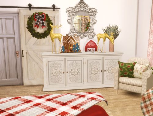 Christmas Bedroom | Only TSR CC