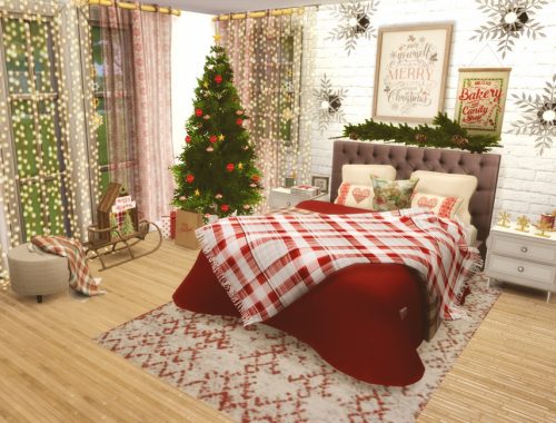 Christmas Bedroom | Only TSR CC