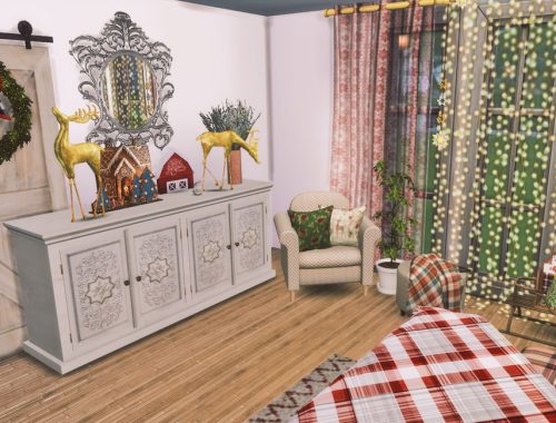 Christmas Bedroom | Only TSR CC
