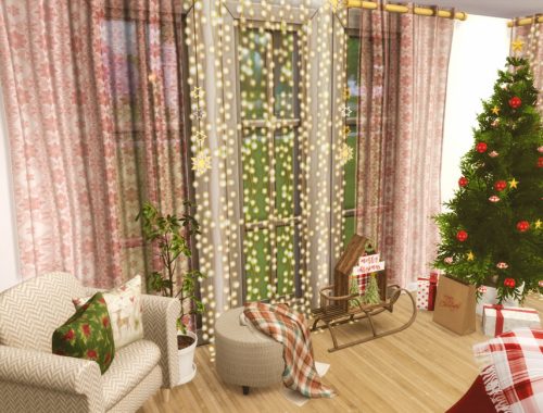 Christmas Bedroom | Only TSR CC