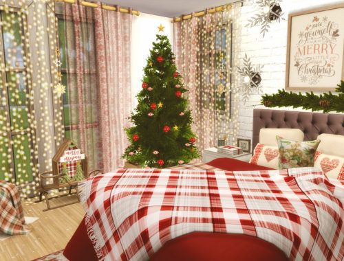 Christmas Bedroom | Only TSR CC