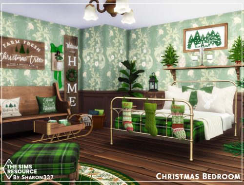 Christmas Bedroom - TSR CC Only