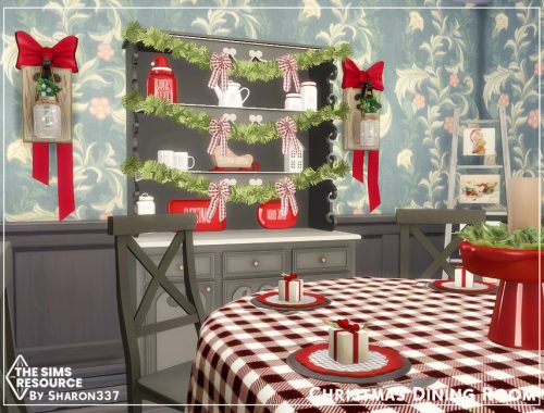 Christmas Dining Room - TSR CC Only