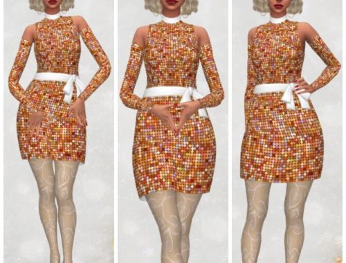 Christmas Dresses 2018 & 2019 at Annett’s Sims 4 Welt