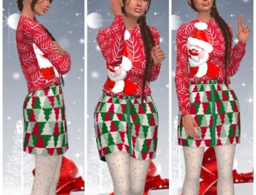 Christmas Dresses 2018 & 2019 at Annett’s Sims 4 Welt