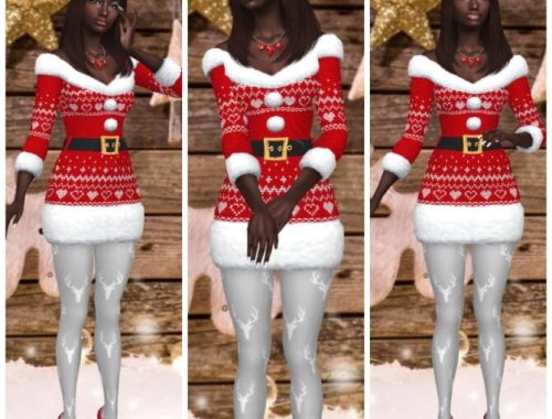 Christmas Dresses 2018 & 2019 at Annett’s Sims 4 Welt