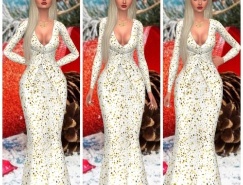 Christmas Dresses 2018 & 2019 at Annett’s Sims 4 Welt
