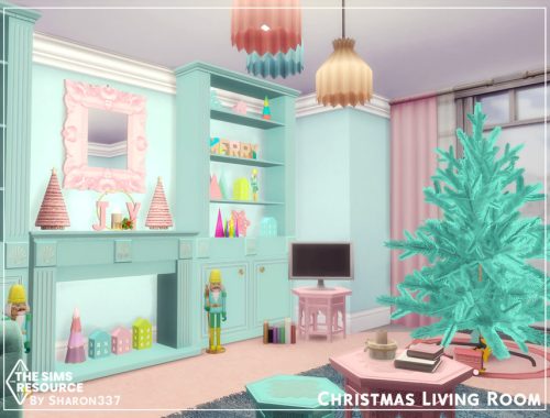 Christmas Living Room - TSR CC Only
